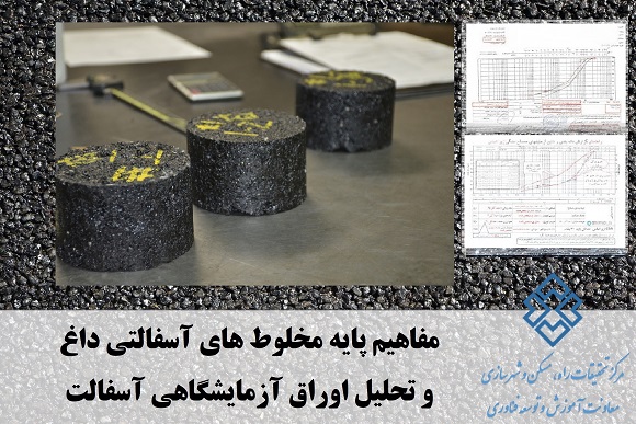 مفاهیم پایه مخلوط های آسفالتی داغ و تحلیل اوراق آزمایشگاهی آسفالت